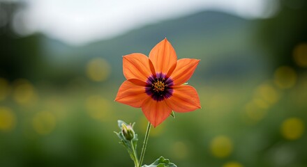 Flower in Bloom Captured in Perfect Outdoor Lighting and Detail