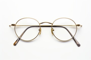 Classic gold round eyeglasses elegant timeless design Perfect vision clarity comfortable fit