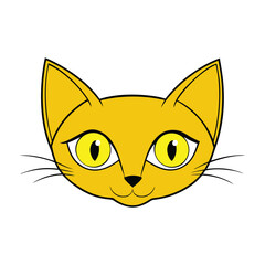 Yellow cat eyes are bright, striking irises with a golden or amber hue, often associated with mystery and intensity, resembling the eyes of a feline in low light.
