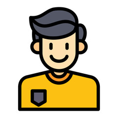 football player icon	