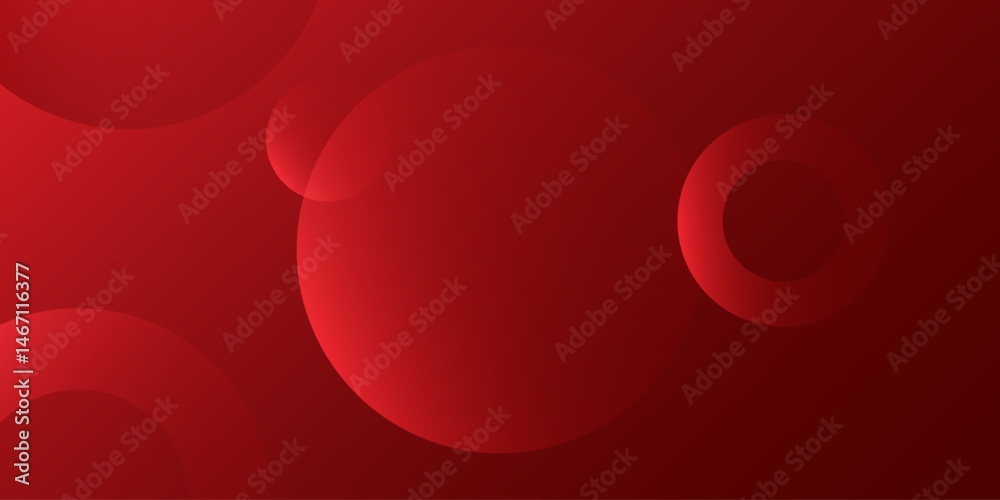 Wall mural red abstract background. dynamic shapes composition. eps10 vector