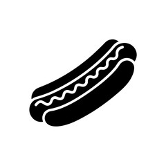 a hotdog with mustard and ketchup   on white 