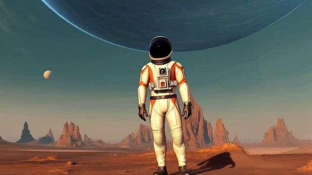 Explorando otro planeta 