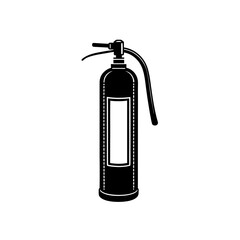 fire extinguisher  a vintage style metal fire exti.svg