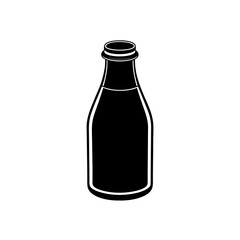 milk bottle  a classic glass milk bottle  possibly.svg
