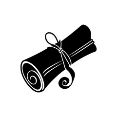 music sheet scroll  a rolled up sheet of aged musi.svg