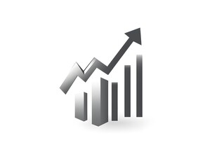 Financial Data Analytics: Graph Chart Illustration for Investment Growth and Business Success Trends
