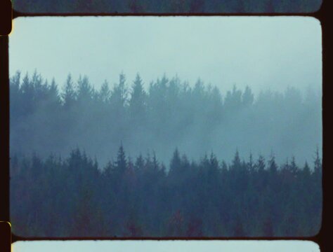 Dusk 16mm film landscape