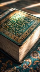 Fototapeta premium Ancient religious book, ornate covers