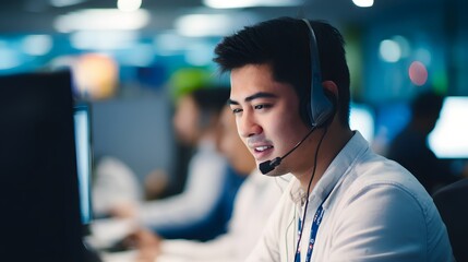 Neatly haired man Providing Excellent Customer Service and Support in Southeast Asia for Business Expansion and Growth Focusing on Indonesia and Malaysia Opportunities Today