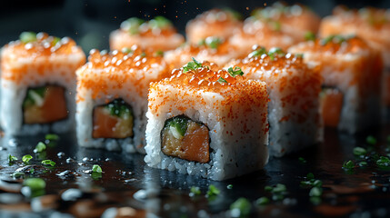 Sushi Symphony in Midair