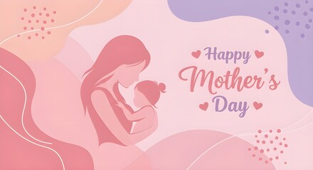 Mother's Embrace: A Gentle Silhouette for Mother's Day