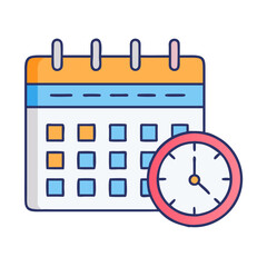 Calendar time management schedule appointment reminder date event planning organization agenda clock