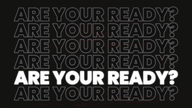 Modern Kinetic Typography Full Screen Title Intro