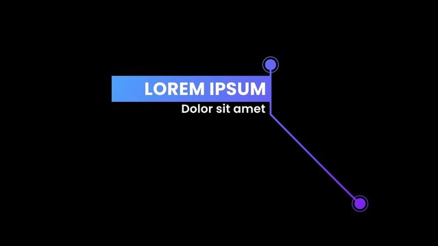Modern Gradient Pop Up Lower Third