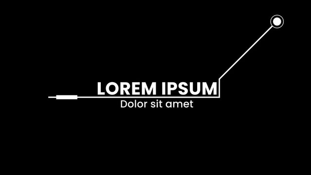 Clean Pop Up Lower Third