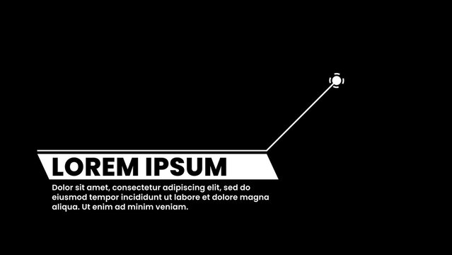 Animated Pop Up Title