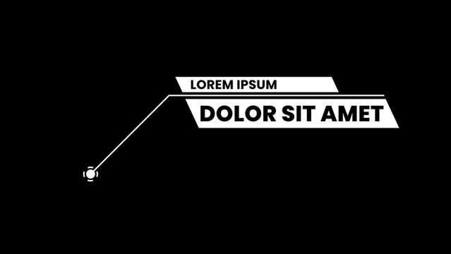 Call Out Title & Subtitle 