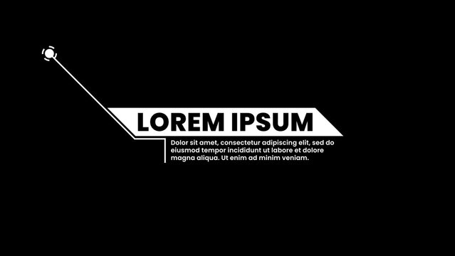 Black & White Modern Call Out Title