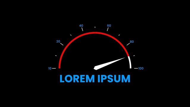 Speedometer Racing Infographic 