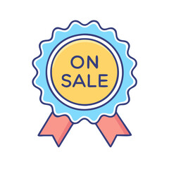 Find the best deals on sale badge vector illustration for promotion and marketing campaign