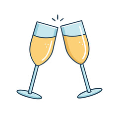 Celebration cheers champagne toast drink glasses party event happy occasion beverage celebration