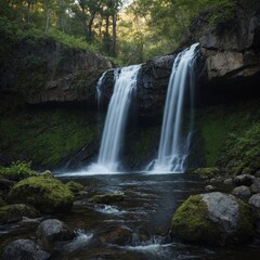 Fototapeta premium Infinity Falls Waterfalls Beyond the Edge of Maps