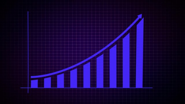 statistics bars columns growth, arrow up, Finance, Bar graph going up, Profit concept Finance, Business Infographic Infographics Bar Graph Motion animated footage, Statistics bars columns growth
