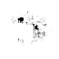 Distressed texture featuring splatters and streaks in black and white abstract form
