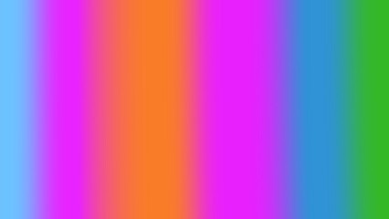 Vertical gradient stripes in vibrant hues of blue, pink, orange, and green