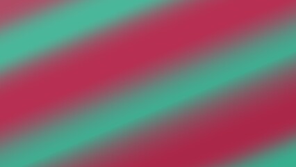 Abstract diagonal stripes of blurred teal and crimson