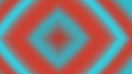 Abstract diamond pattern in teal and burnt orange gradient