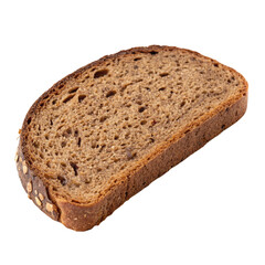 sliced bread isolated on white