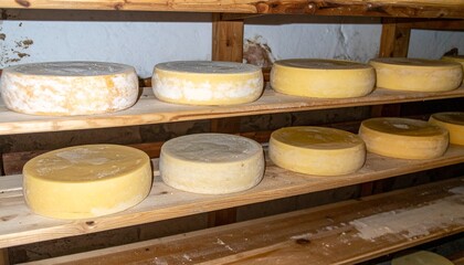 Fototapeta premium dairy products in the shop