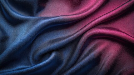 Obraz premium Elegant cherry-blue silk ombre