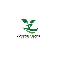 Landscape logo icon design isolated white background
