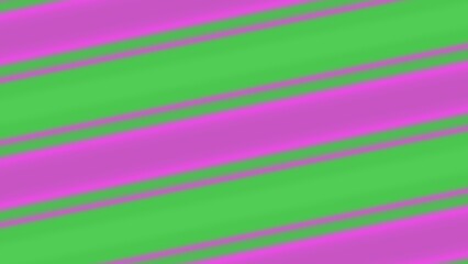 Diagonal stripes of vibrant pink and green