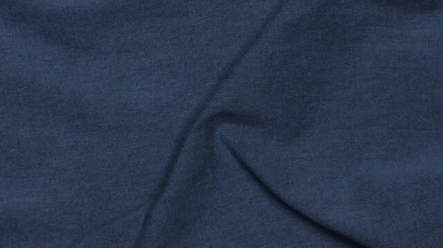 Dark Blue Denim Fabric Texture Background