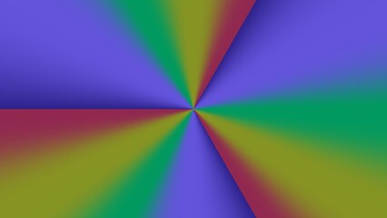 Abstract radial gradient in muted jewel tones