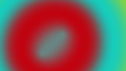 Abstract swirling red and teal gradient