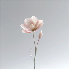 Fototapeta premium Beautiful pink carnation and rose flowers bloom with delicate petals in a floral spring nature