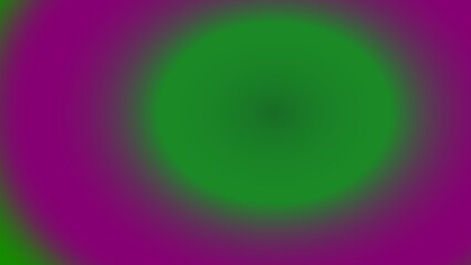 Abstract gradient artwork featuring a blurred green circle on a purple background