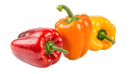 Bell pepper isolated on transparent background 