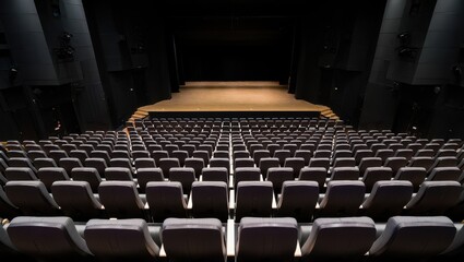 Obraz premium Empty theater seating area