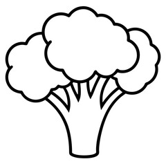Broccoli icon vector