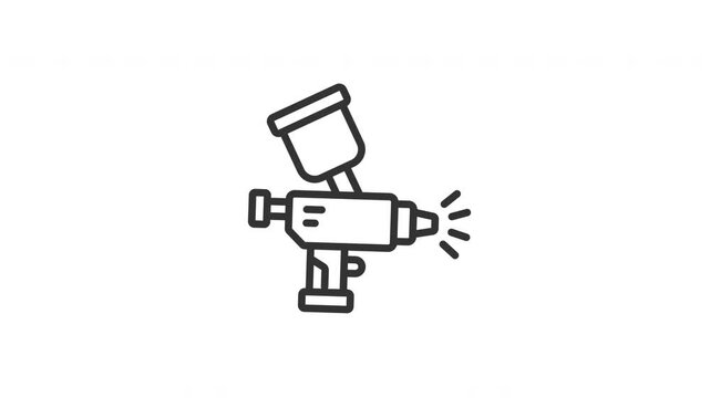 spray gun icon