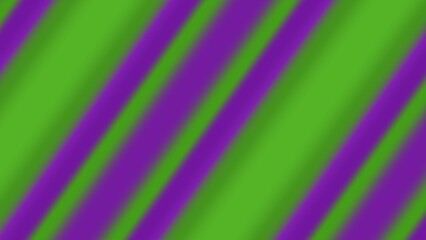 Abstract diagonal stripes of vibrant green and purple, smoothly blended for a seamless pattern