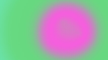 Soft, pastel pink circle on a green gradient background