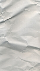 Crumpled White and Gray Paper Texture Background