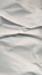 Crumpled White and Gray Paper Texture Background